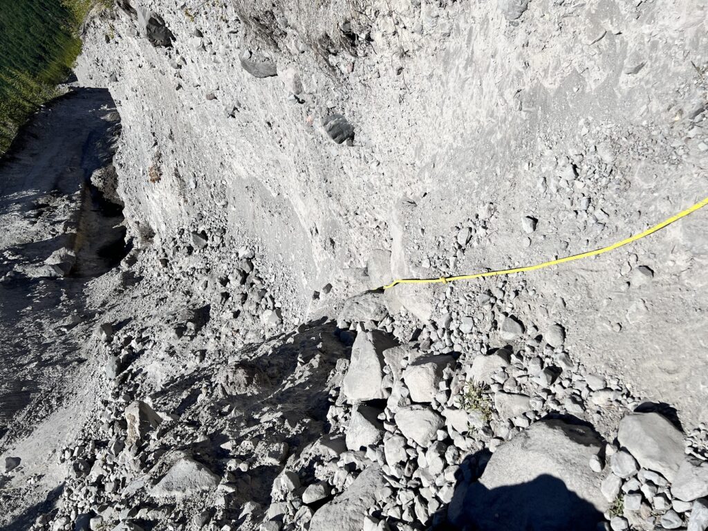 Second descent on a rope, but luckily the rope was in great shape.